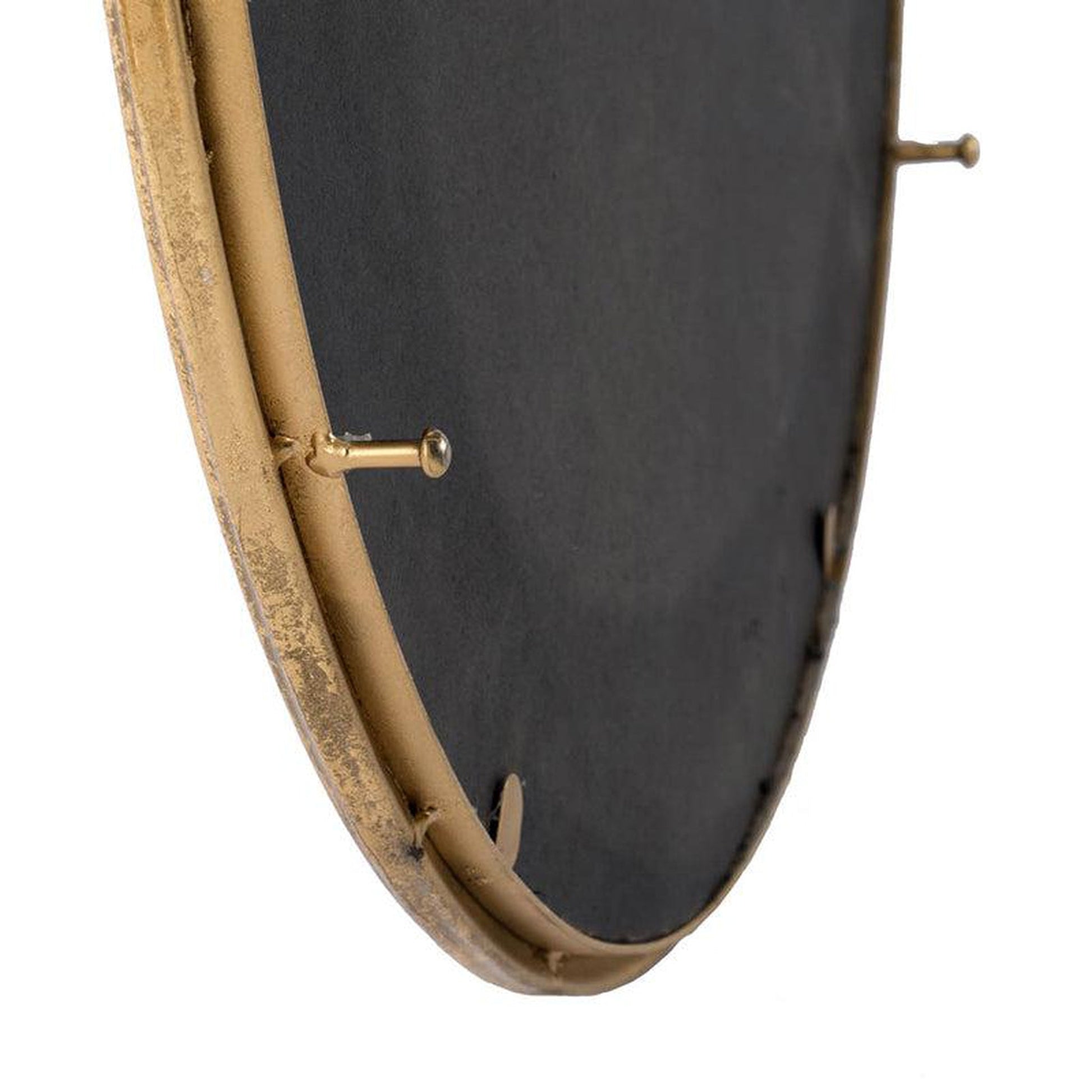 A&B Home 26" x 32" Bundle of 25 Round Gold Frame Wall-Mounted Mirror