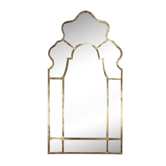 A&B Home 28" x 55" Bundle of 7 Full-Length Weathered Gold Metal Frame Wall-Mounted Mirror