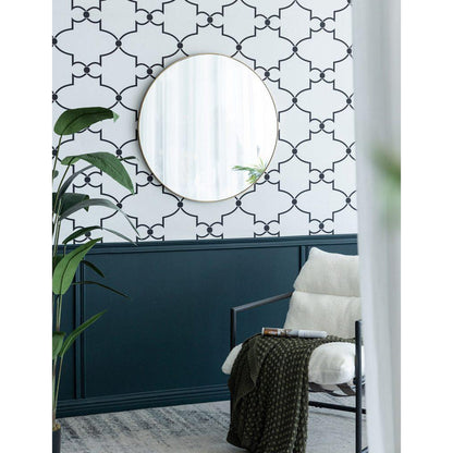 A&B Home 30" x 30" Bundle of 15 Circular Gold Wooden Frame Wall-Mounted Mirror