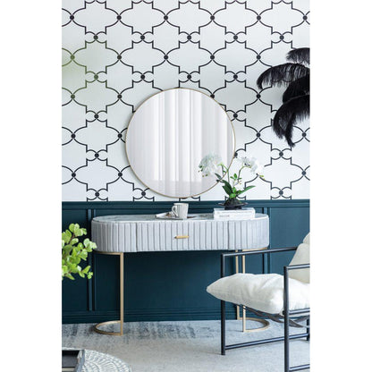 A&B Home 30" x 30" Bundle of 15 Circular Gold Wooden Frame Wall-Mounted Mirror