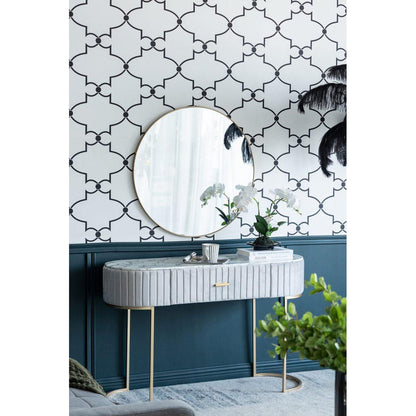 A&B Home 30" x 30" Bundle of 15 Circular Gold Wooden Frame Wall-Mounted Mirror