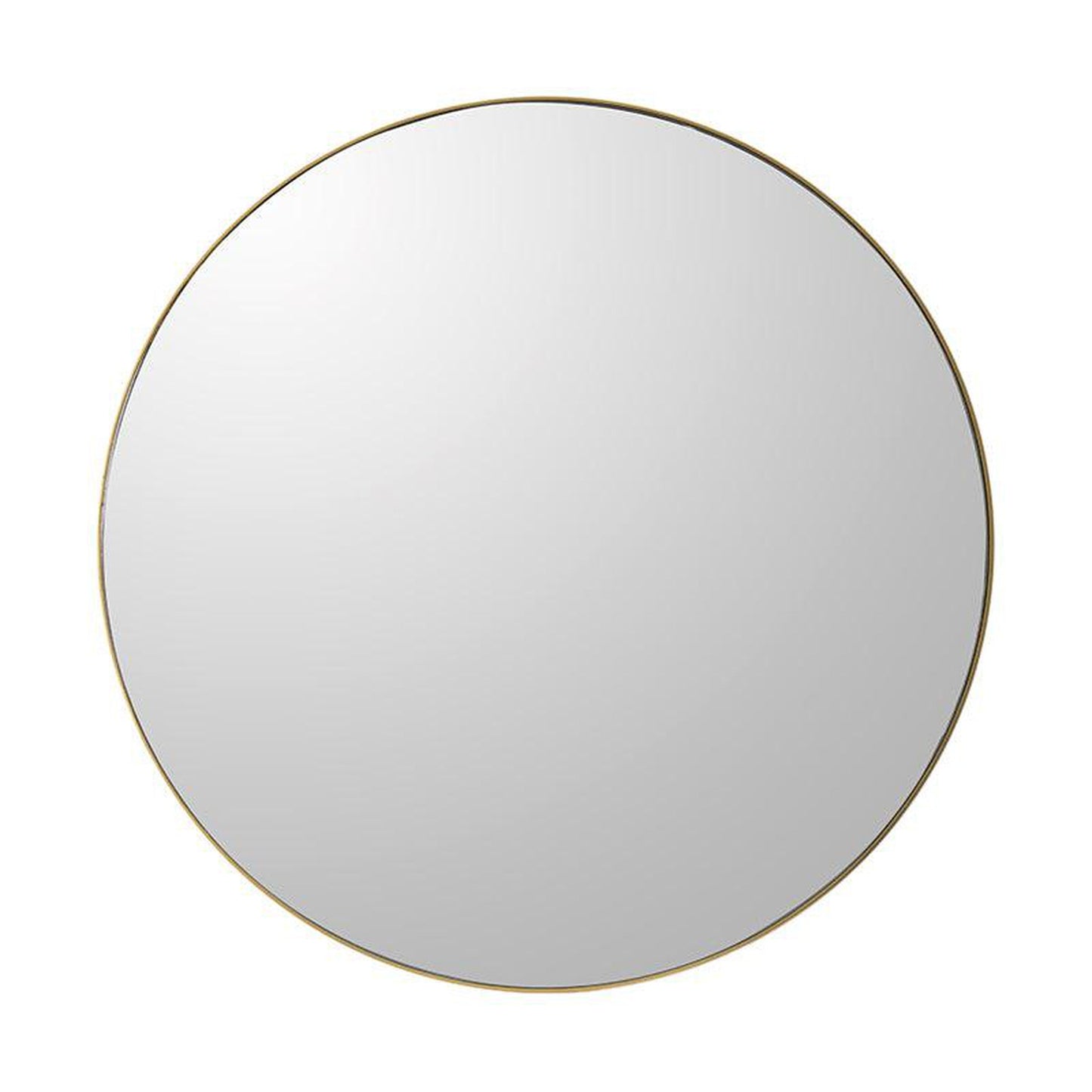 A&B Home 30" x 30" Bundle of 15 Circular Gold Wooden Frame Wall-Mounted Mirror