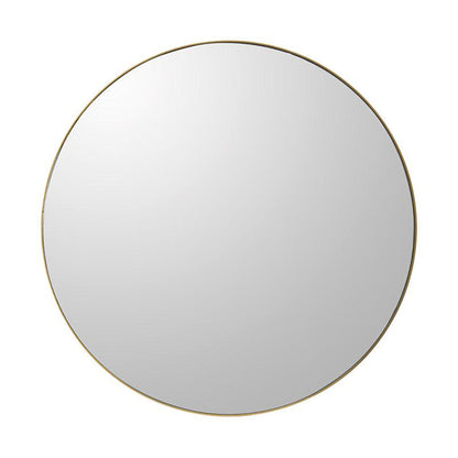 A&B Home 30" x 30" Bundle of 15 Circular Gold Wooden Frame Wall-Mounted Mirror