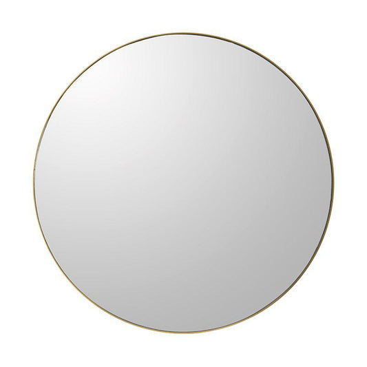 A&B Home 30" x 30" Bundle of 15 Circular Gold Wooden Frame Wall-Mounted Mirror