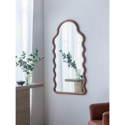 A&B Home 30" x 55" Bundle of 12 Arched Full-Length Solid Pine Wood Framed Wall-Mounted Mirror