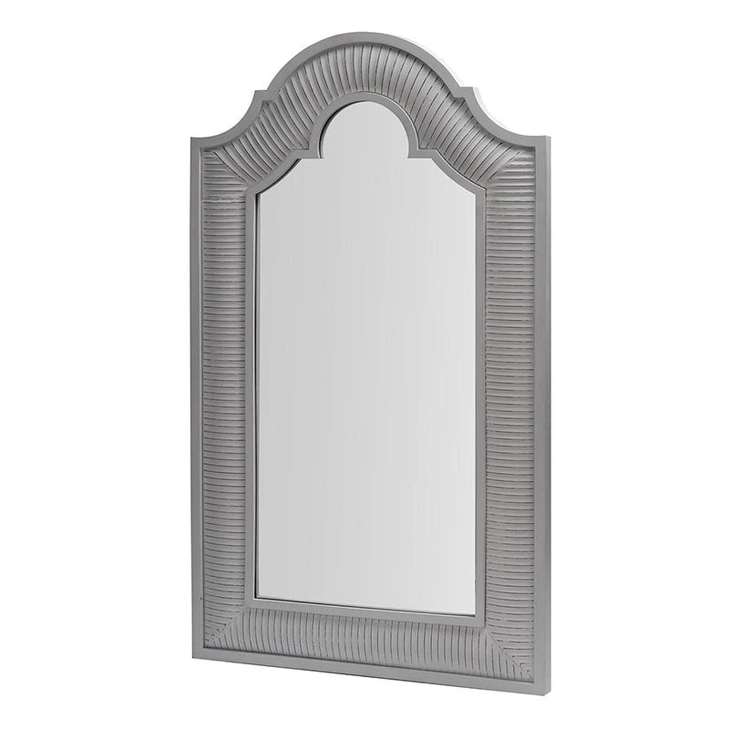 A&B Home 34" x 60" Bundle of 5 Rectangular Arched Gray Metal Framed Wall-Mounted Mirror