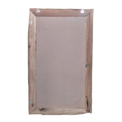A&B Home 35" x 59" Bundle of 5 Rectangular Brown Slipper Wooden Framed Wall-Mounted Mirror