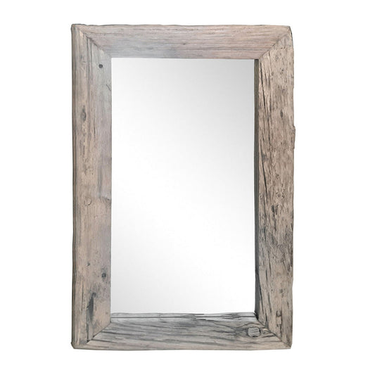 A&B Home 35" x 59" Bundle of 5 Rectangular Brown Slipper Wooden Framed Wall-Mounted Mirror