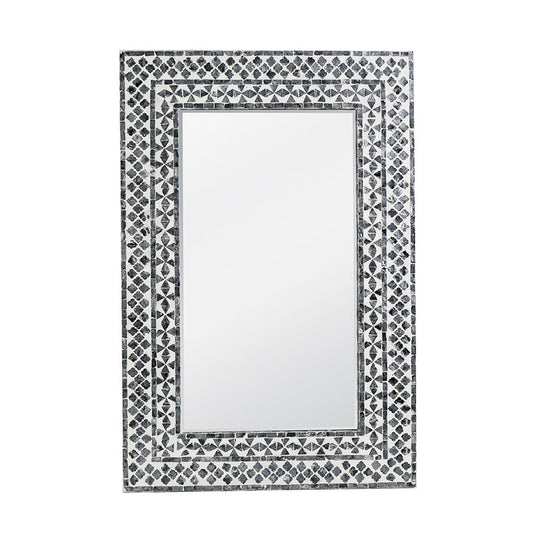 A&B Home 36" x 24" Bundle of 14 Rectangular Silver Metal Frame Wall-Mounted Mirror