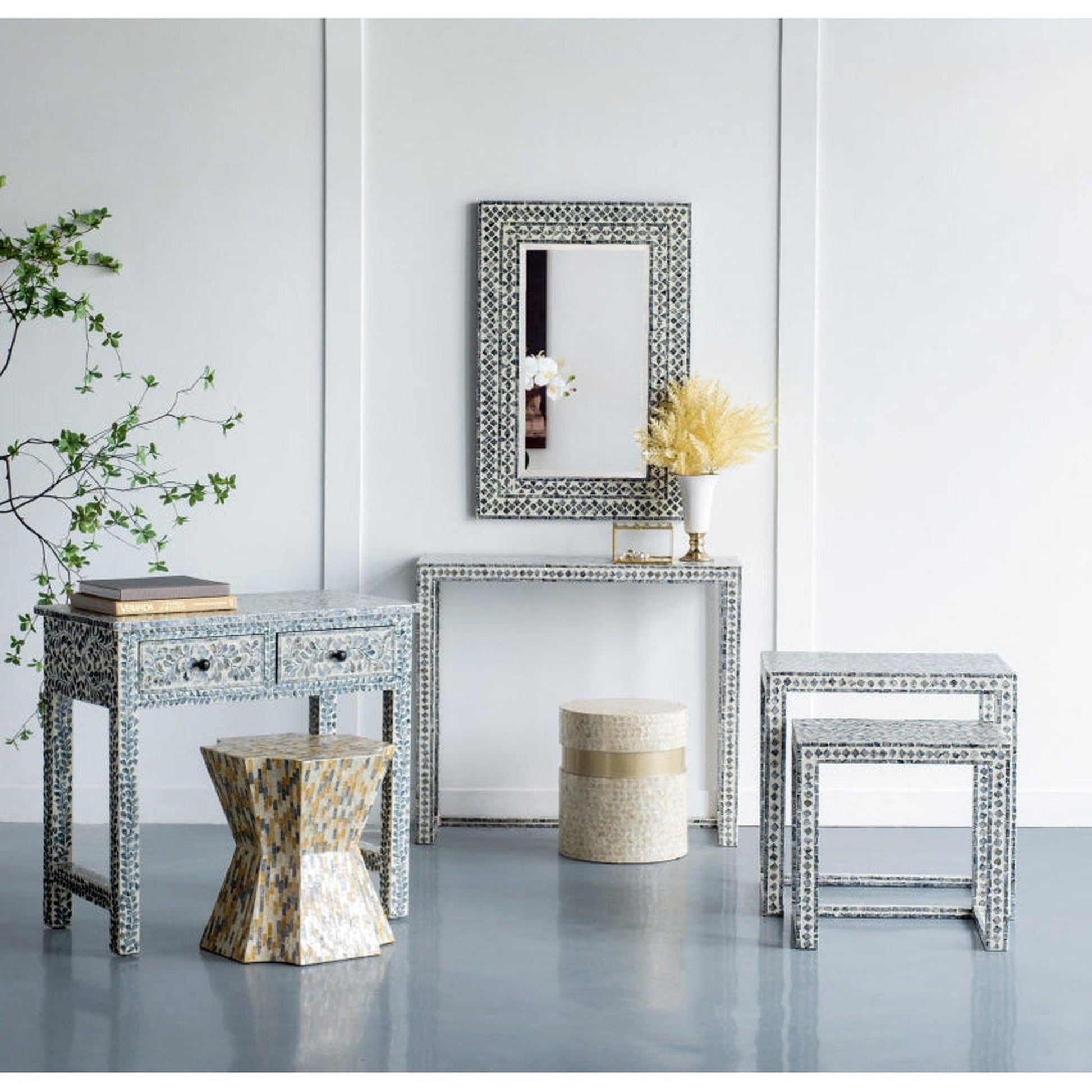 A&B Home 36" x 24" Bundle of 20 Rectangular Silver Metal Frame Wall-Mounted Mirror