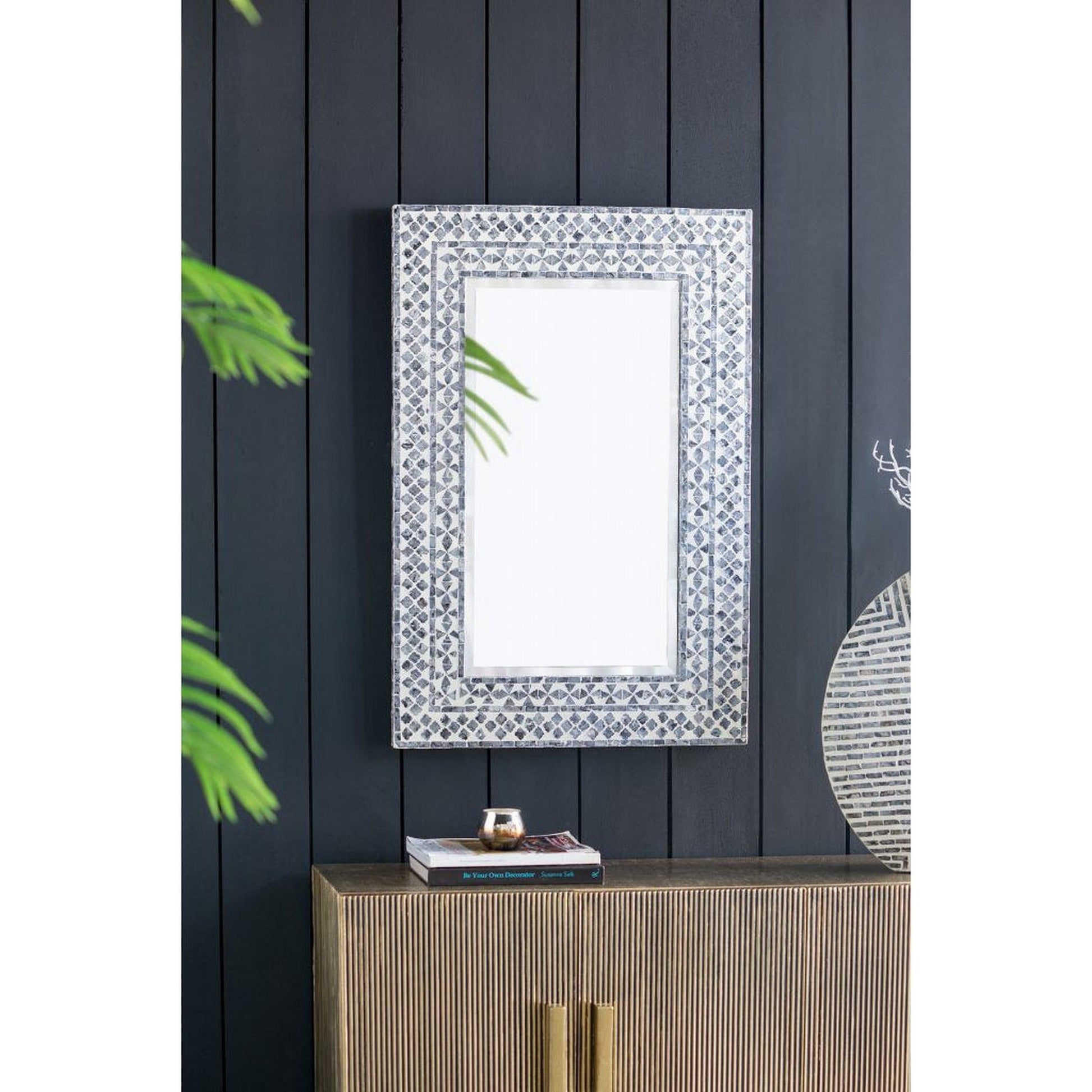 A&B Home 36" x 24" Bundle of 20 Rectangular Silver Metal Frame Wall-Mounted Mirror
