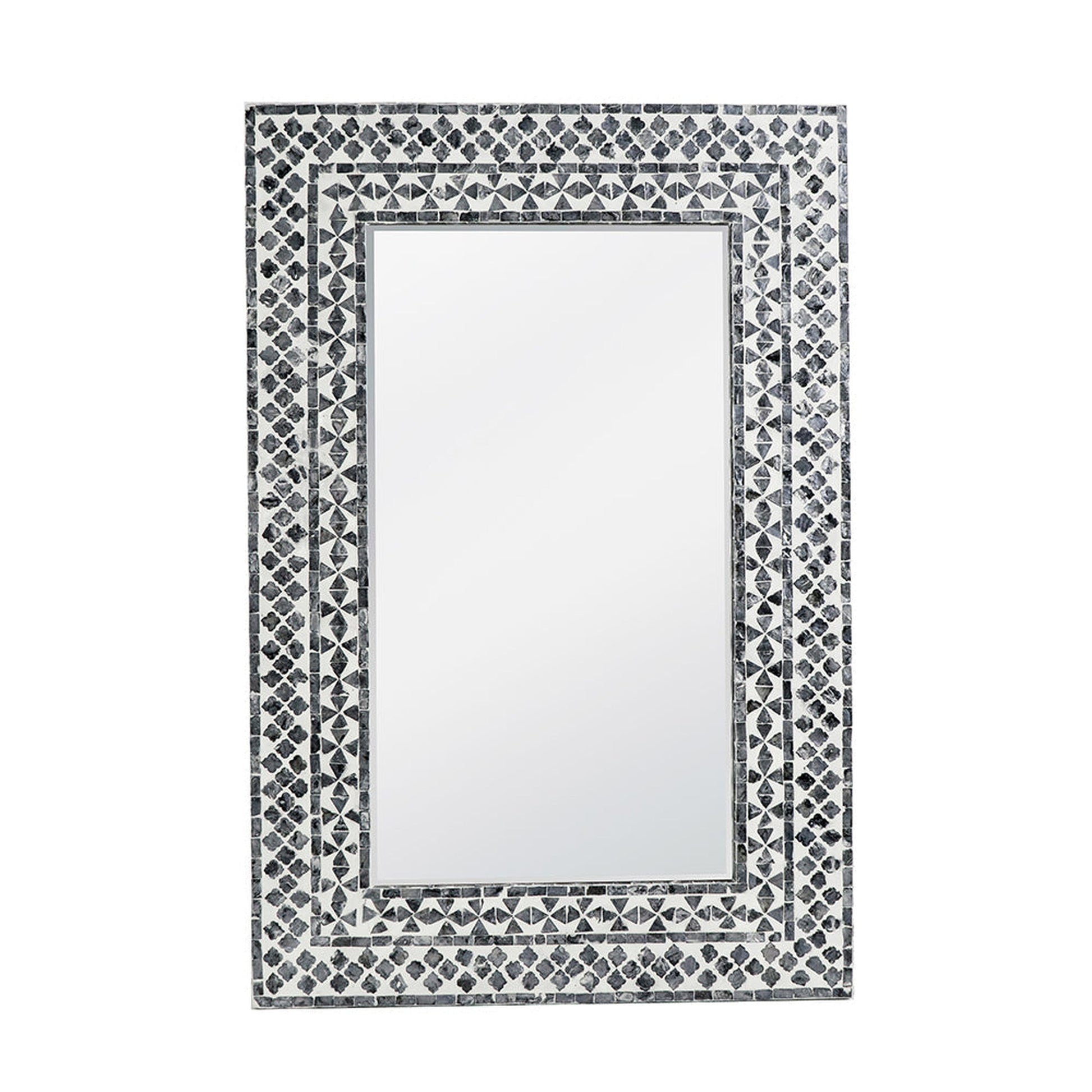 A&B Home 36" x 24" Bundle of 20 Rectangular Silver Metal Frame Wall-Mounted Mirror