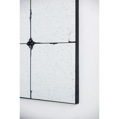 A&B Home 36" x 36" Bundle of 9 Square Shaped Antique Glass Wall-Mounted Mirror