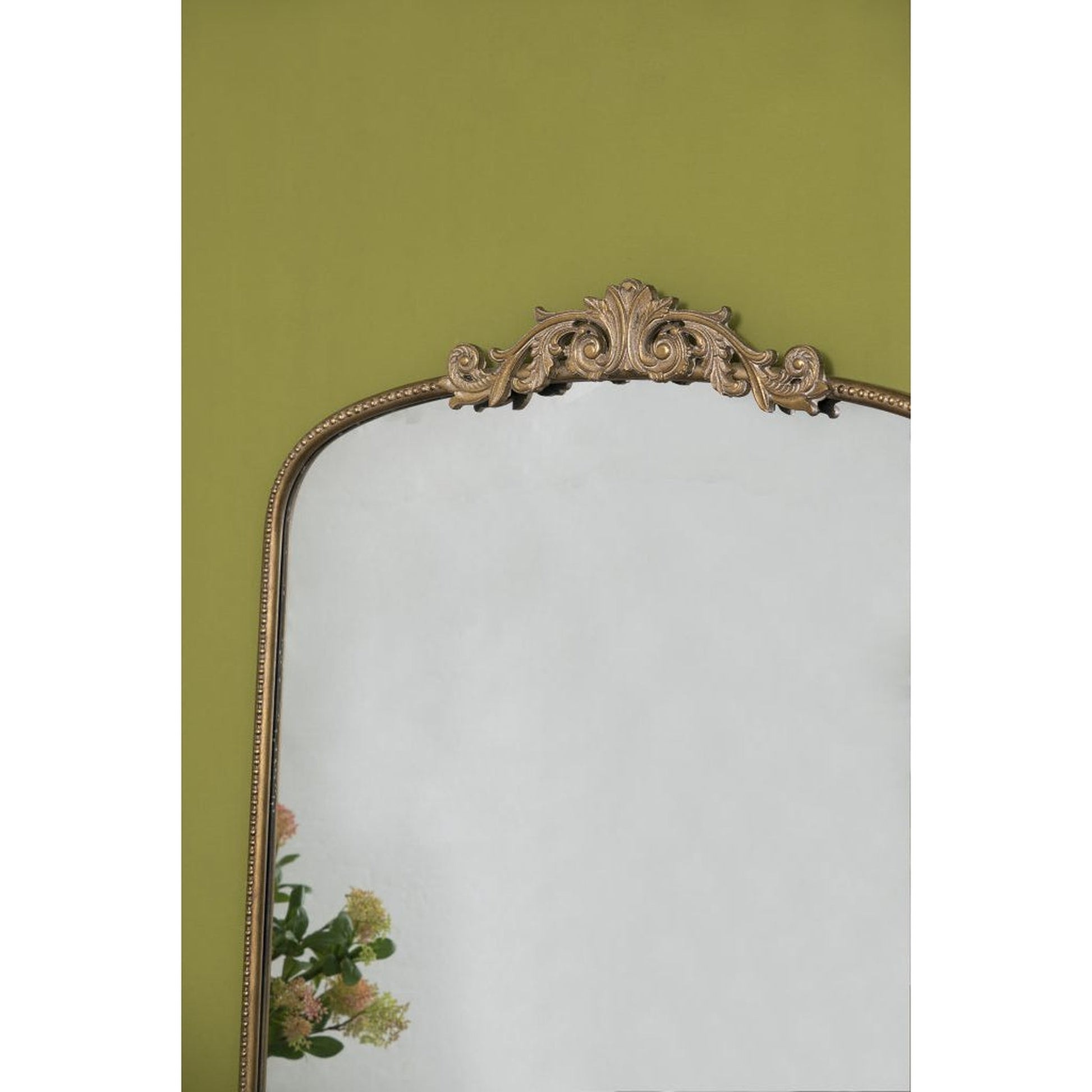 A&B Home 36" x 66" Bundle of 6 Full-Length Gold Metal Frame Wall-Mounted Mirror