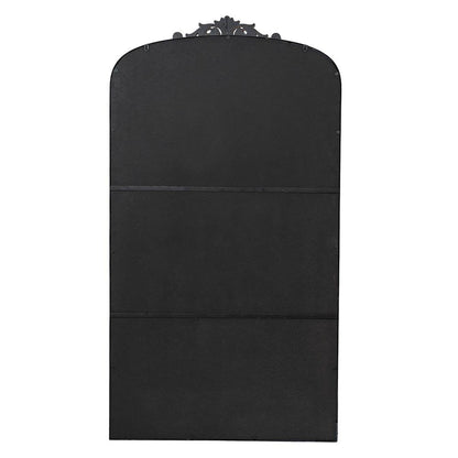 A&B Home 36" x 66" Bundle of 8 Black Frame Full-Length Arched Freestanding Mirror