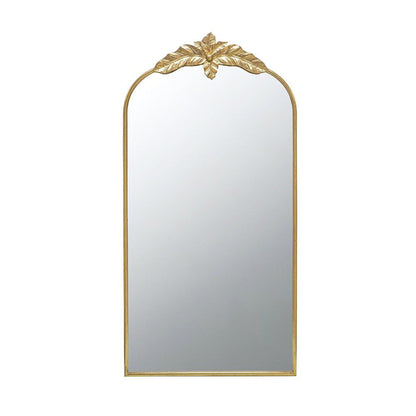 A&B Home 36" x 66" Bundle of 9 Large Arched Gold Leaf Accent Framed Floor Mirror