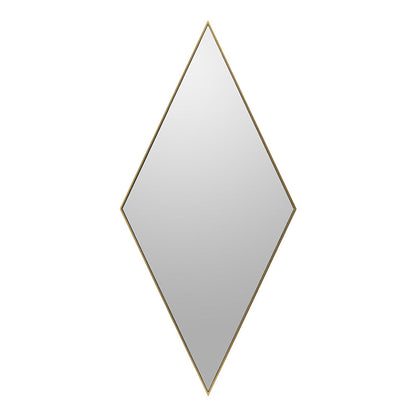 A&B Home 40" x 19" Bundle of 20 Diamond Shaped Gold Wood Frame Wall-Mounted Mirror