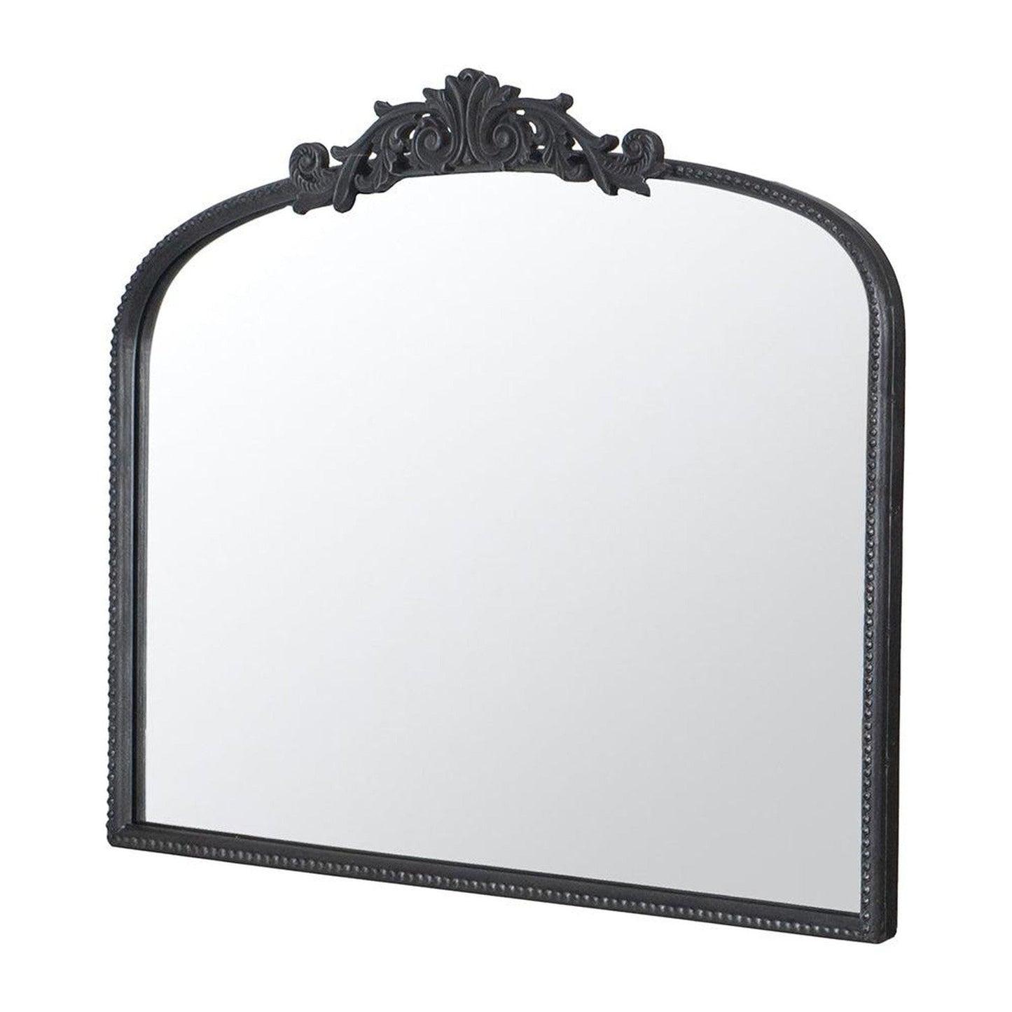 A&B Home 40" x 31" Bundle of 15 Rectangular Arched Black Metal Frame Wall-Mounted Mirror