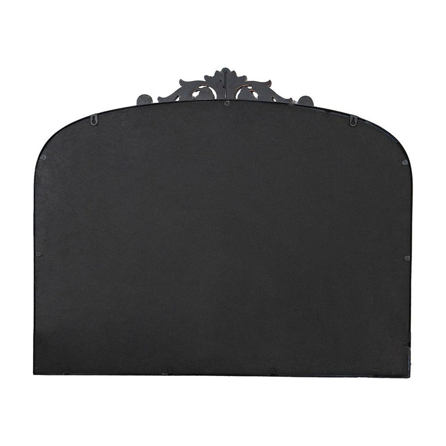 A&B Home 40" x 31" Bundle of 15 Rectangular Arched Black Metal Frame Wall-Mounted Mirror