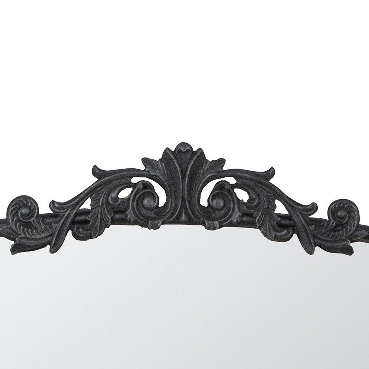 A&B Home 40" x 31" Bundle of 15 Rectangular Arched Black Metal Frame Wall-Mounted Mirror
