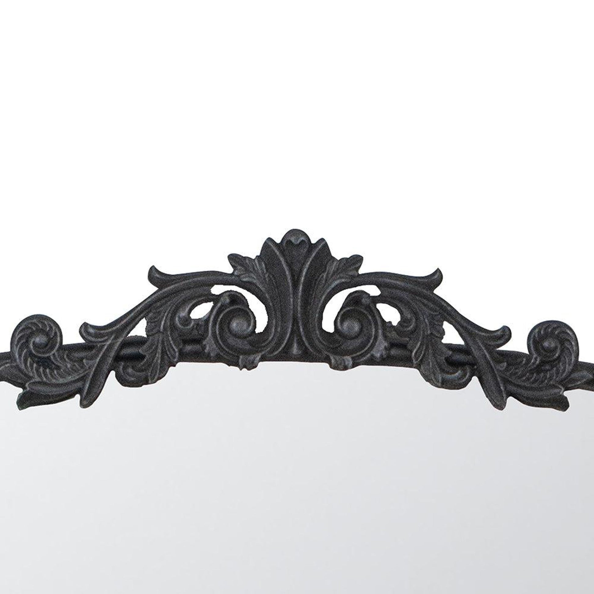 A&B Home 40" x 31" Bundle of 15 Rectangular Arched Black Metal Frame Wall-Mounted Mirror