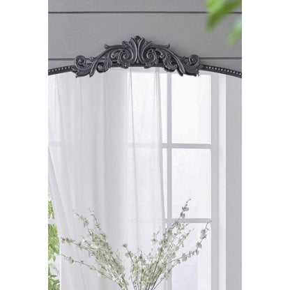 A&B Home 40" x 31" Bundle of 15 Rectangular Arched Black Metal Frame Wall-Mounted Mirror