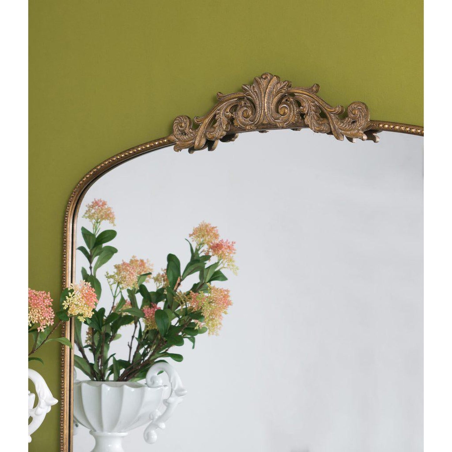 A&B Home 40" x 32" Bundle of 15 Rectangular Gold Metal Frame Wall-Mounted Mirror