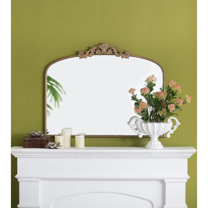 A&B Home 40" x 32" Bundle of 15 Rectangular Gold Metal Frame Wall-Mounted Mirror