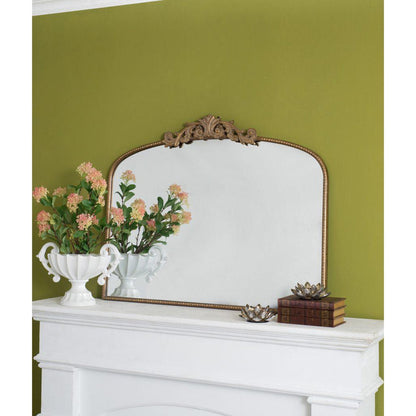 A&B Home 40" x 32" Bundle of 15 Rectangular Gold Metal Frame Wall-Mounted Mirror