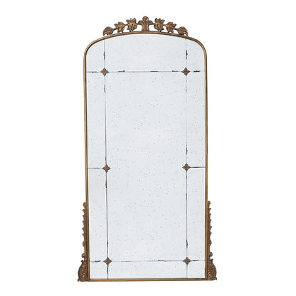 A&B Home 40" x 76" Bundle of 4 Full-Length Arched Gold Framed Decorative Floor Mirror