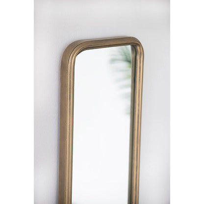 A&B Home 47" x 8" Bundle of 20 Narrow Gold Wooden Frame Wall-Mounted Mirror