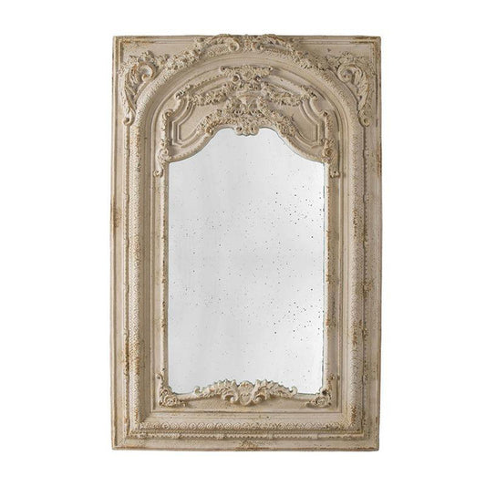A&B Home 49" x 73" Bundle of 2 Rectangular Ivory Metal Frame Floor Mirror