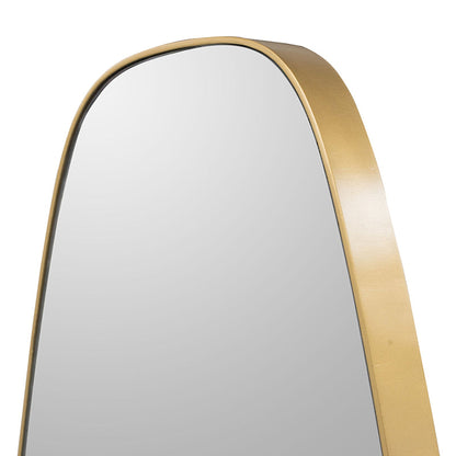 A&B Home 51" x 20" Bundle of 12 Teardrop Shaped Gold Wooden Frame Wall-Mounted Mirror