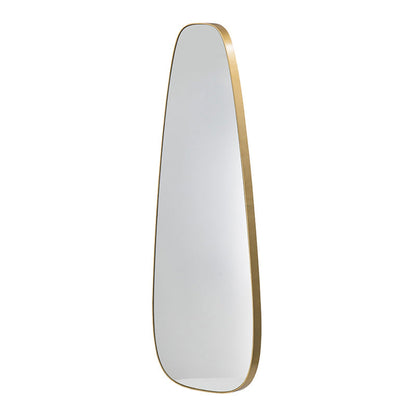 A&B Home 51" x 20" Bundle of 12 Teardrop Shaped Gold Wooden Frame Wall-Mounted Mirror