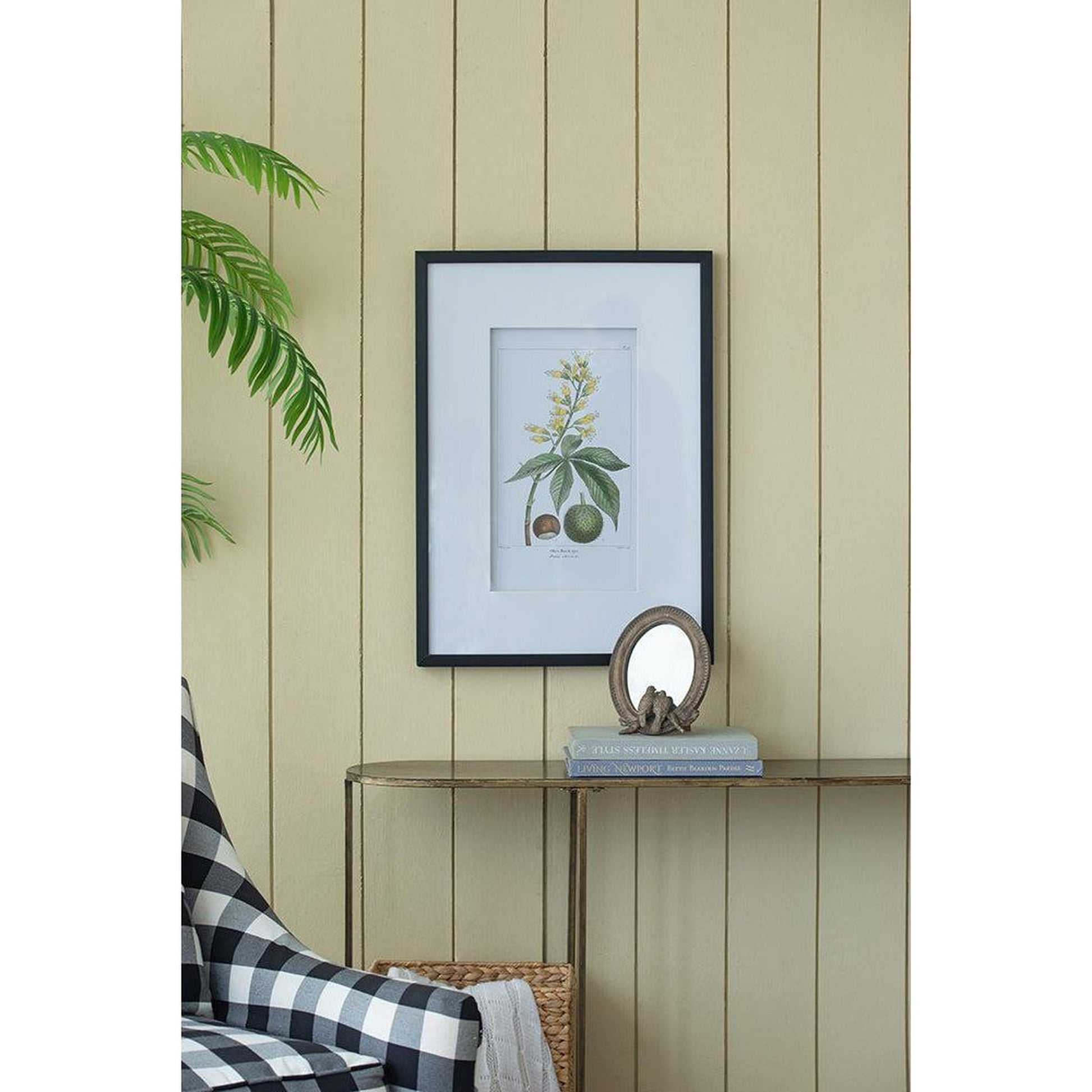 A&B Home 8" x 10" Bundle of 152 Corella Oval Shaped Bird Resin Framed Freestanding Mirror