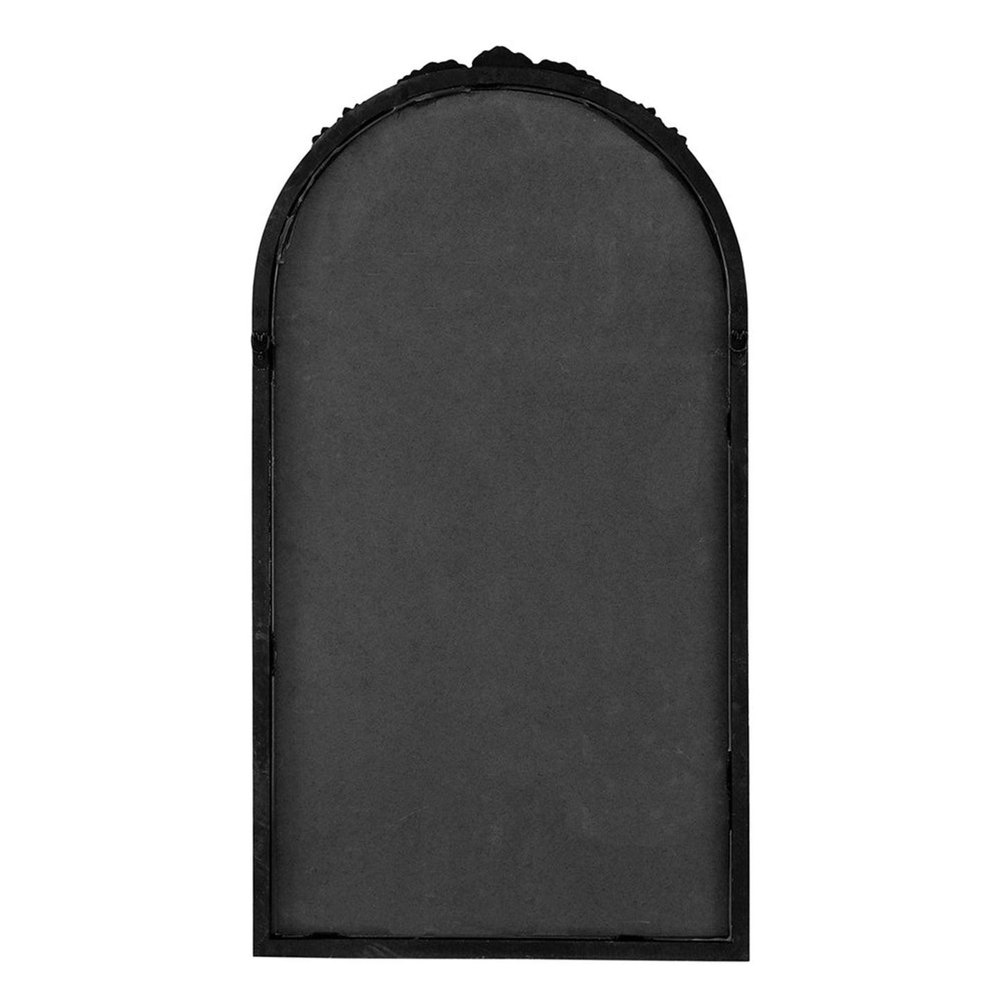 A&B Home Bingley 23" x 42" Bundle of 9 Rectangular Hand Carved Rose Neutral Black Frame Wall-Mounted Mirror