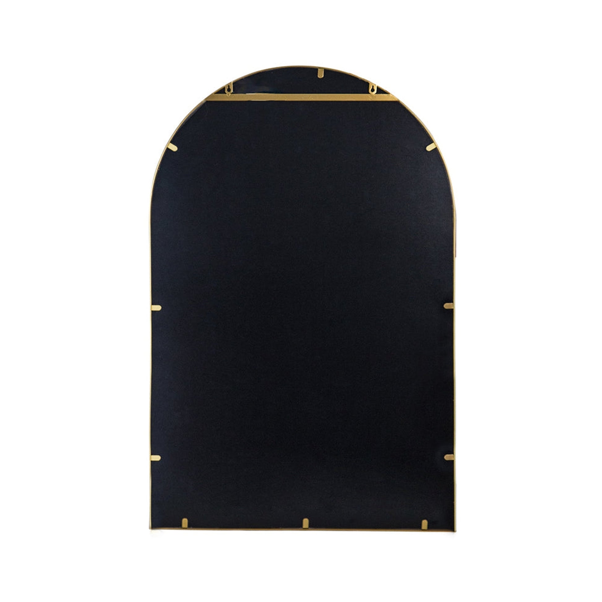 A&B Home Celine 24" x 36" Bundle of 20 Arched Shaped Gold Metal Frame Wall-Mounted Mirror