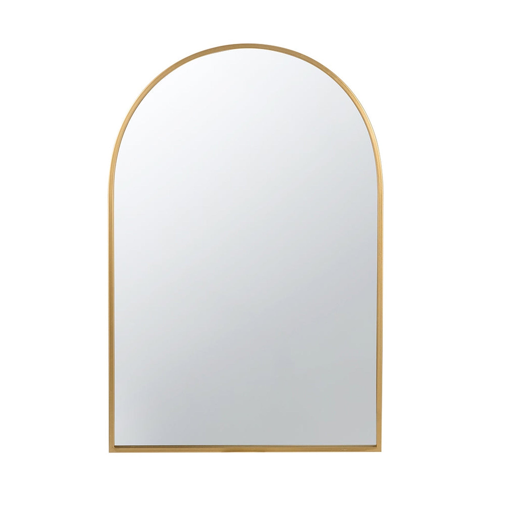 A&B Home Celine 24" x 36" Bundle of 20 Arched Shaped Gold Metal Frame Wall-Mounted Mirror