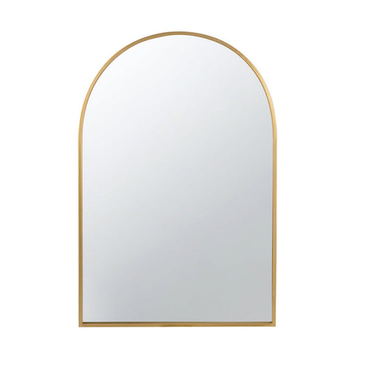 A&B Home Celine 24" x 36" Bundle of 20 Arched Shaped Gold Metal Frame Wall-Mounted Mirror