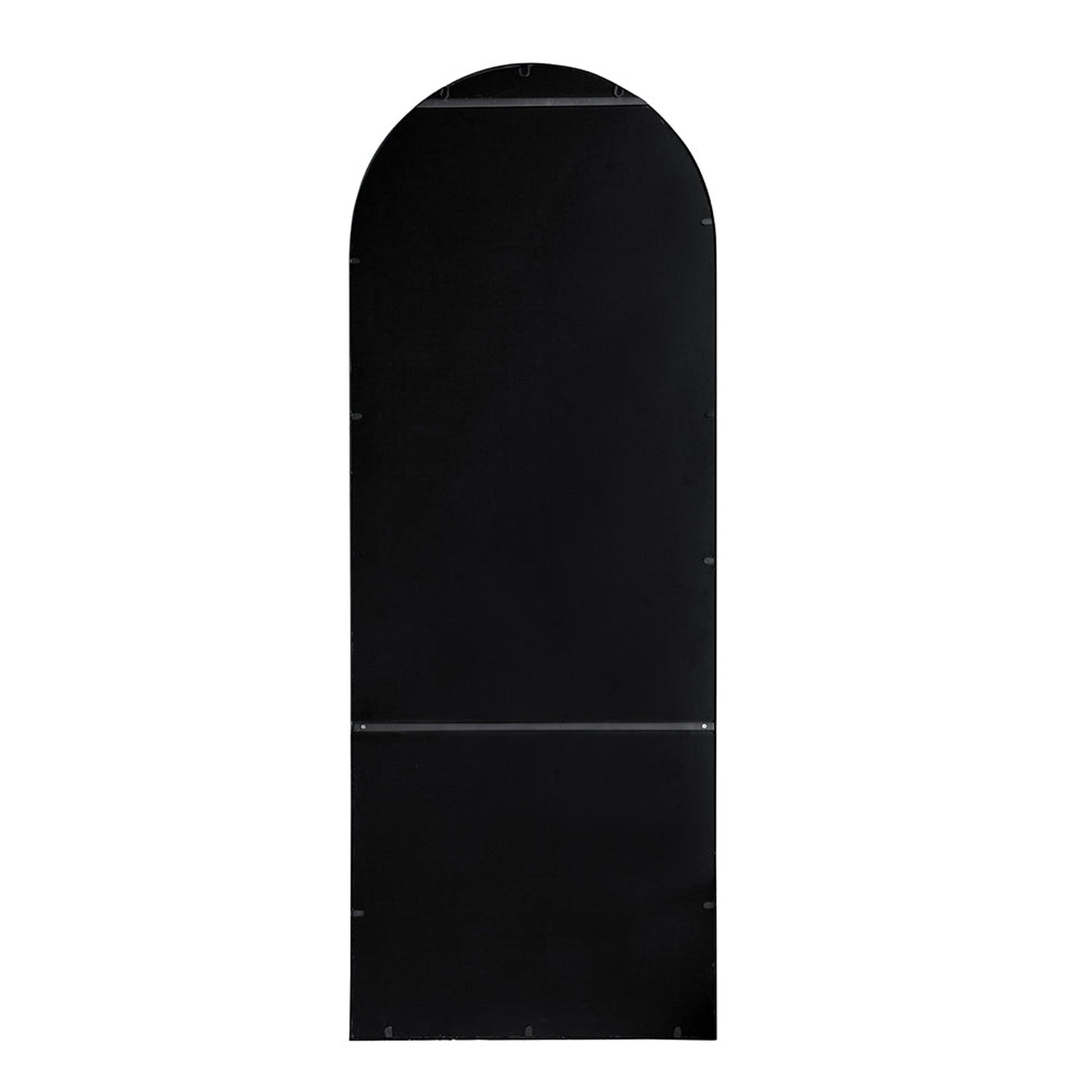 A&B Home Celine 28" x 74" Bundle of 6 Arched Shaped Black Metal Frame Wall-Mounted Body Mirror