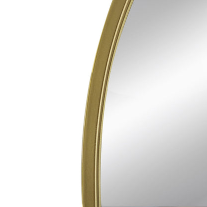 A&B Home Celine 28" x 74" Bundle of 6 Arched Shaped Gold Metal Frame Wall-Mounted Body Mirror