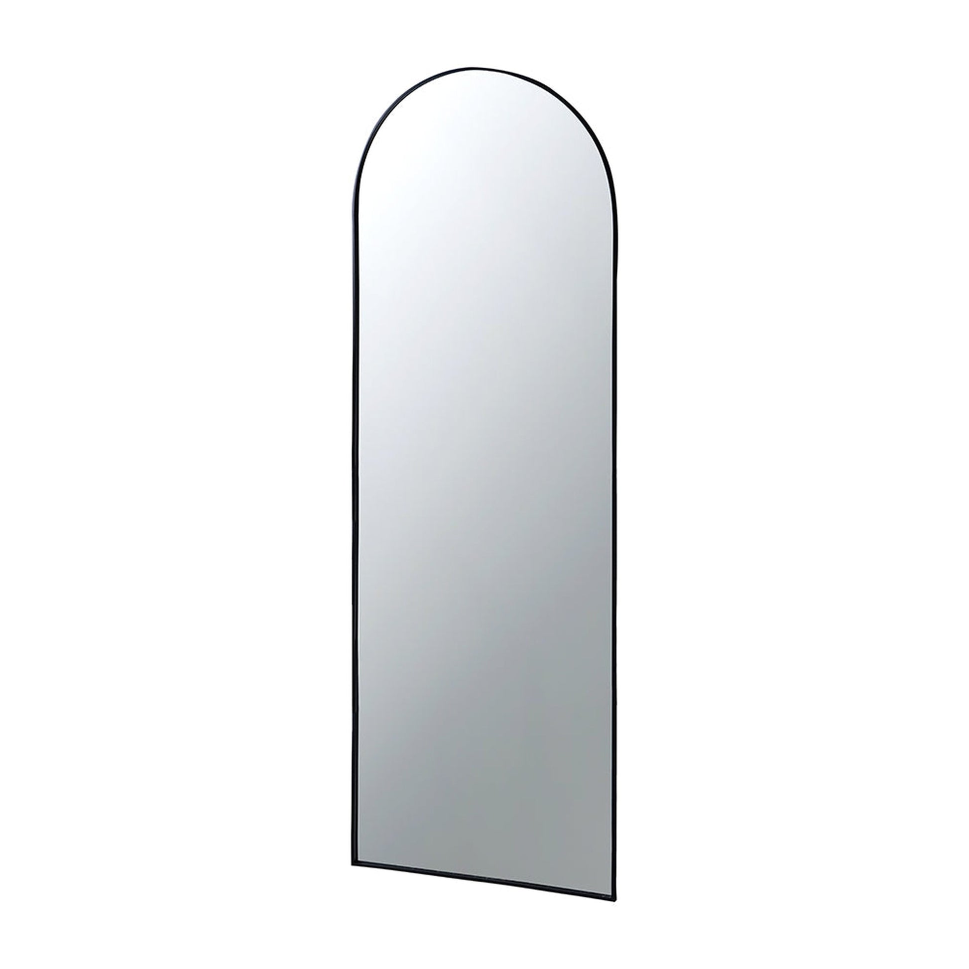 A&B Home Celine 28" x 74" Bundle of 9 Arched Shaped Black Metal Frame Wall-Mounted Body Mirror