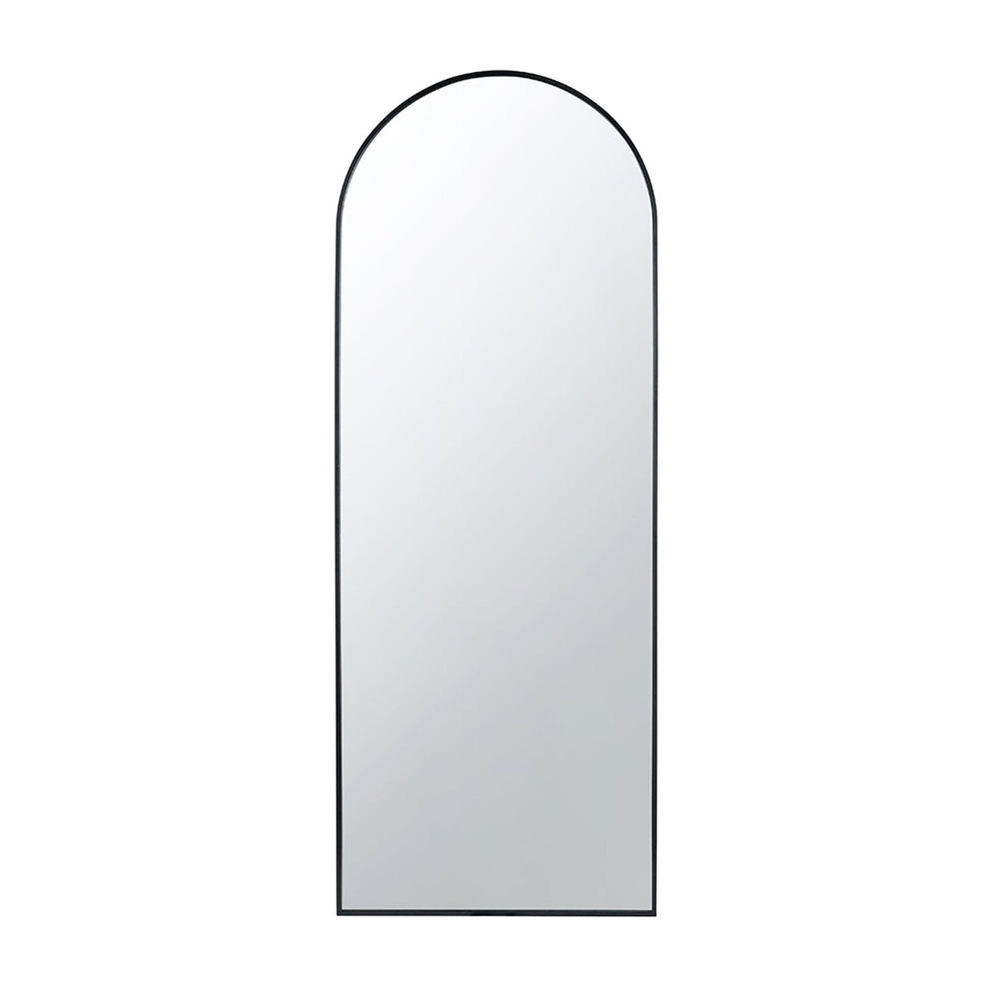 A&B Home Celine 28" x 74" Bundle of 9 Arched Shaped Black Metal Frame Wall-Mounted Body Mirror