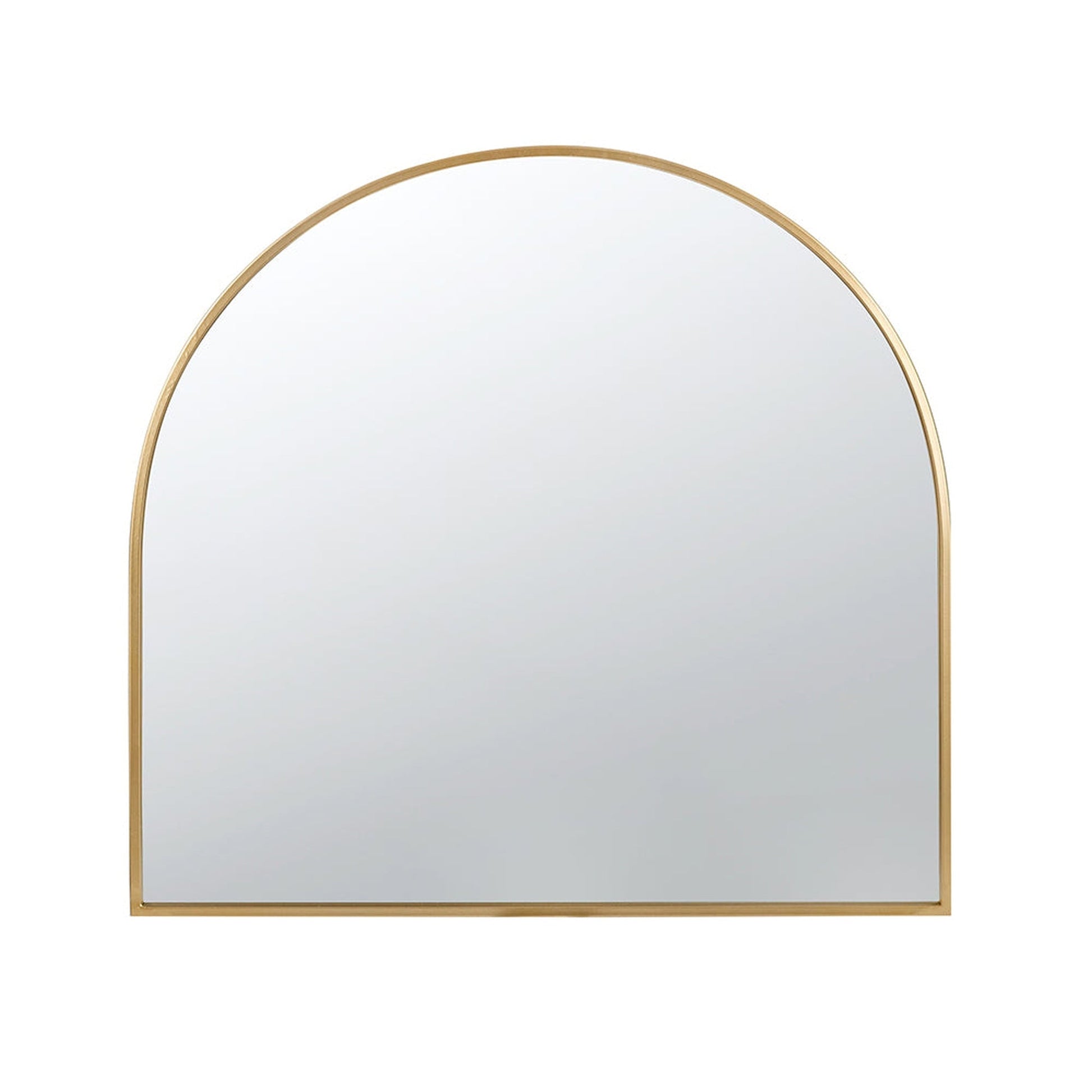 A&B Home Celine 33" x 31" Bundle of 12 Arched Shaped Gold Metal Frame Wall-Mounted Mirror