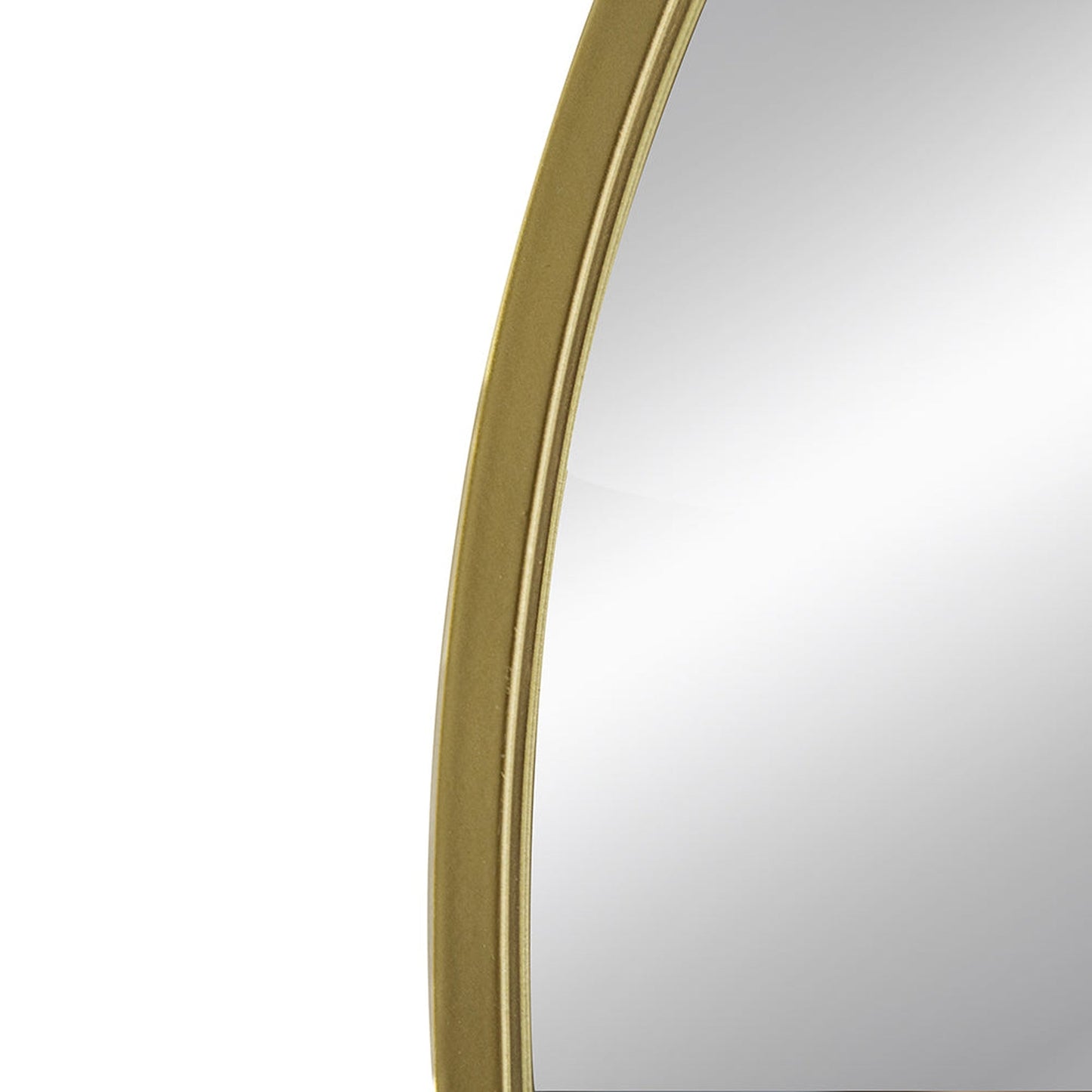 A&B Home Celine 33" x 31" Bundle of 18 Arched Shaped Gold Metal Frame Wall-Mounted Mirror