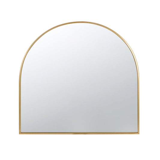 A&B Home Celine 33" x 31" Bundle of 18 Arched Shaped Gold Metal Frame Wall-Mounted Mirror