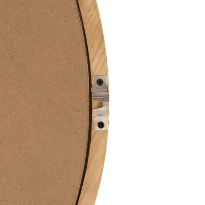 A&B Home Charleston 28" x 28" Bundle of 20 Round Warm Brown Wooden Frame Wall-Mounted Mirror