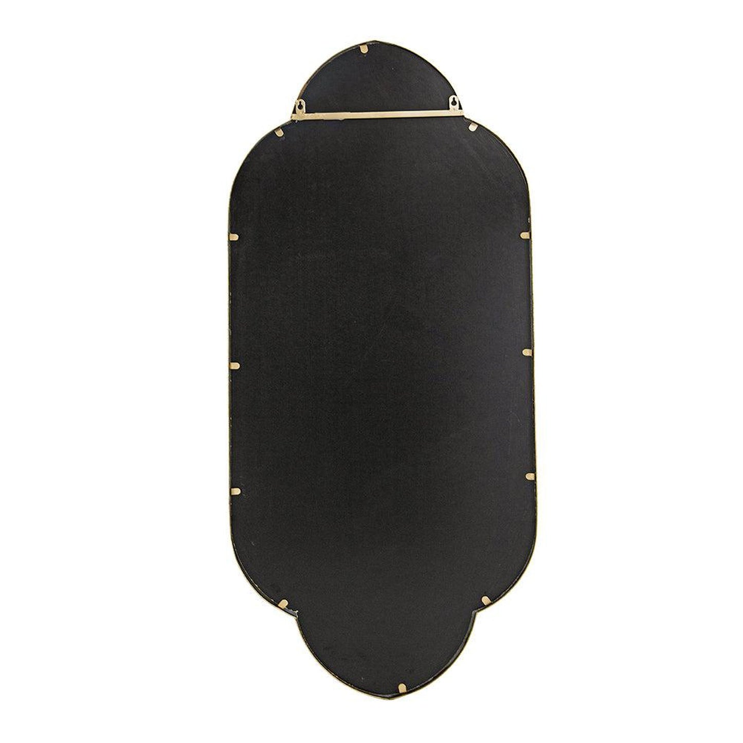 A&B Home Clarissa 22" x 48" Bundle of 12 Rectangular Clover-Like Corner Champagne Gold Metal Frame Wall-Mounted Mirror