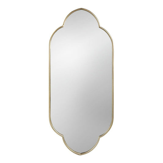 A&B Home Clarissa 22" x 48" Bundle of 12 Rectangular Clover-Like Corner Champagne Gold Metal Frame Wall-Mounted Mirror