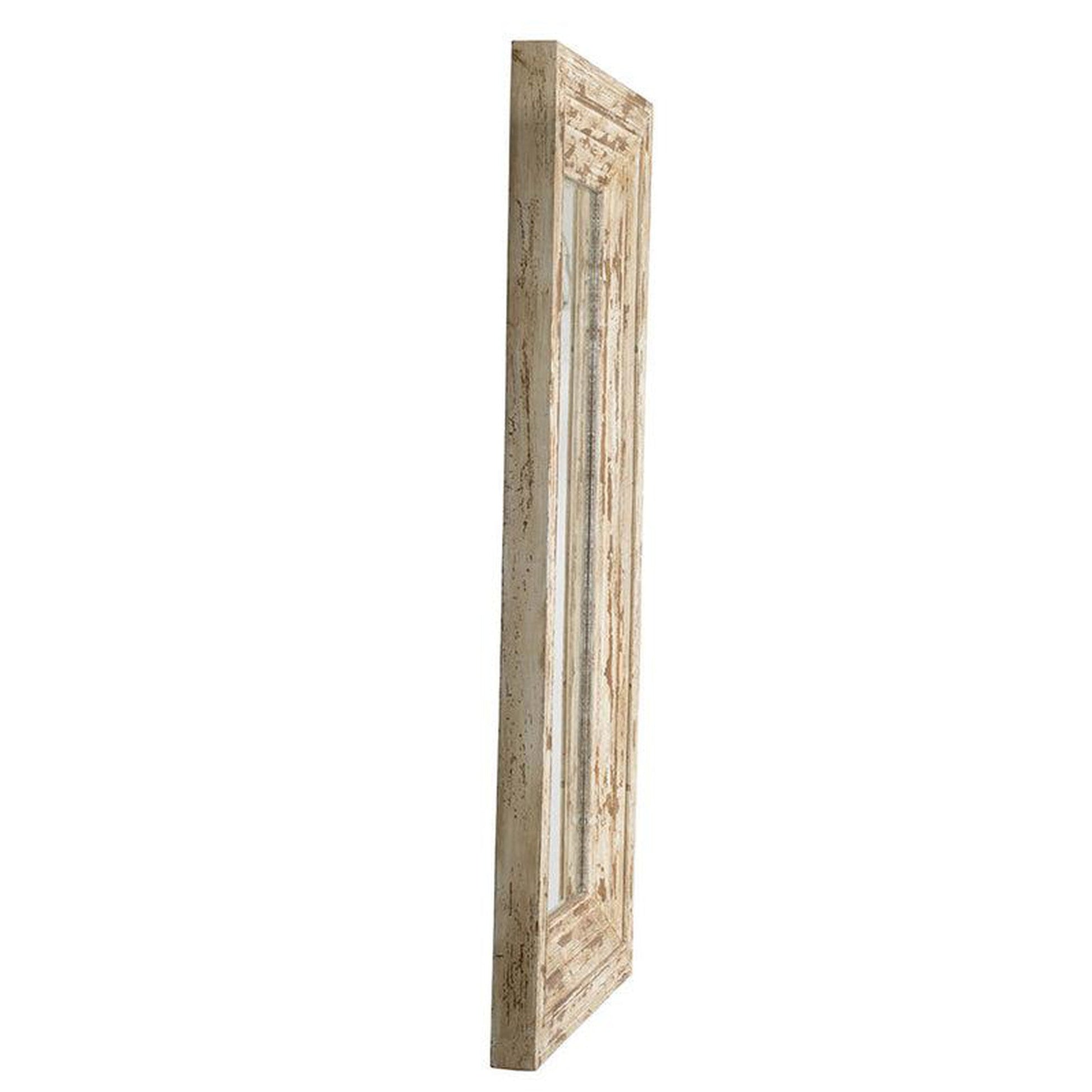 A&B Home Colfax 39" x 75" Bundle of 4 Rectangular Fir Wood Frame Floor Mirror